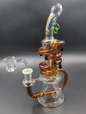 9.5 Soul Glass Honeycomb Drip Water Pipe