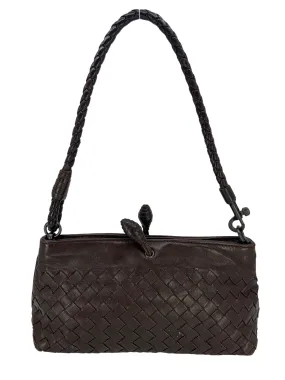 Bottega Veneta Vintage Intrecciato Woven Small Shoulder Bag