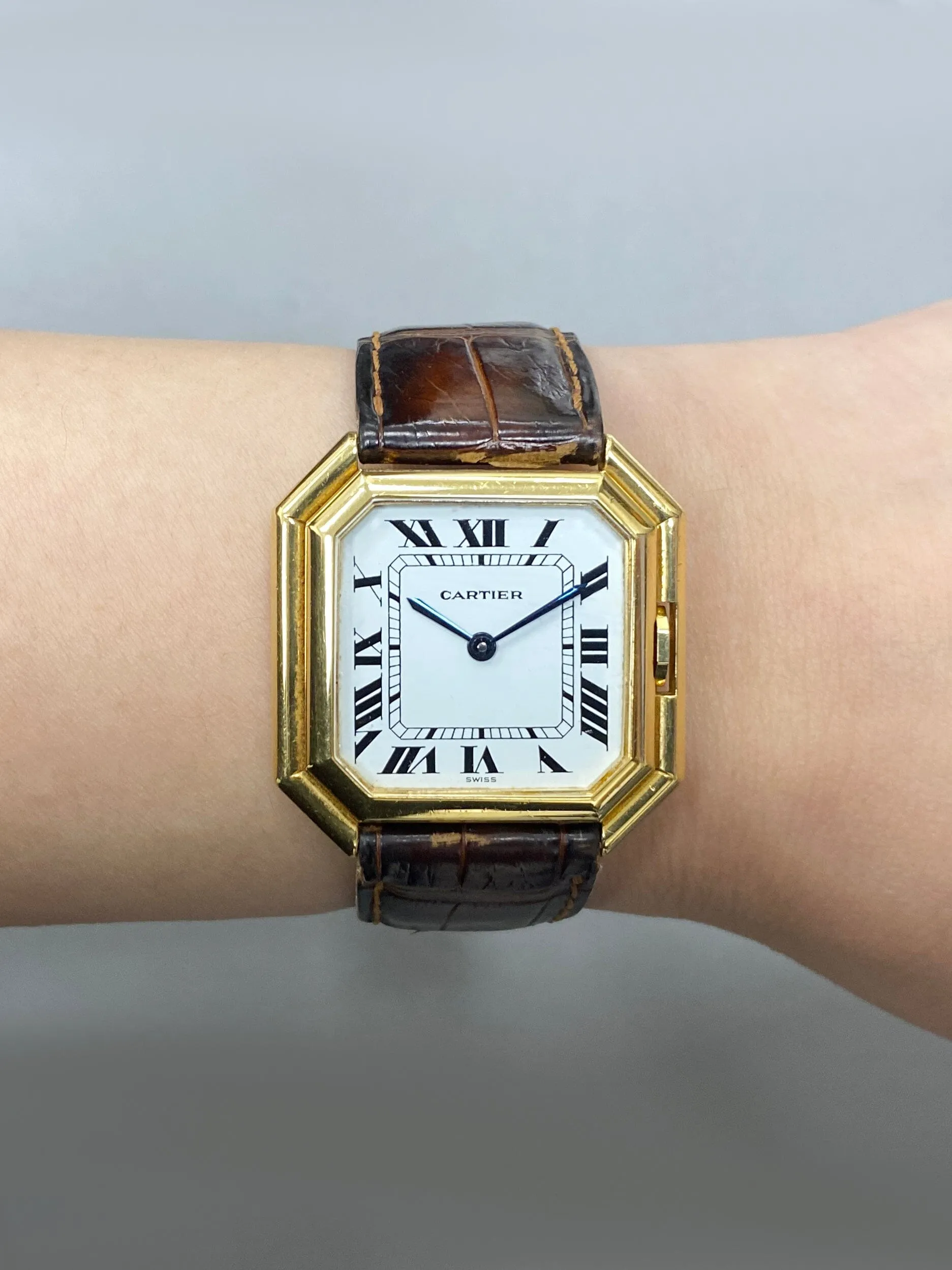 Cartier Ceinture Paris 1700 18K Yellow Gold Watch