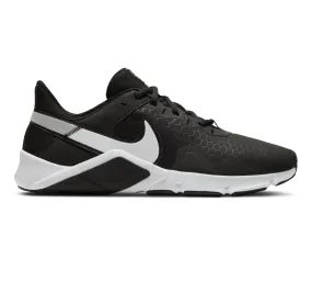 Nike Men's Legend Essential 2 Shoes - Black / Metallic Silver / White